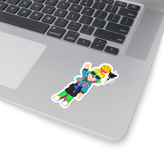 Colorful Gamer Kiss-Cut Stickers – Fun & Playful Designs for Laptop & Decor